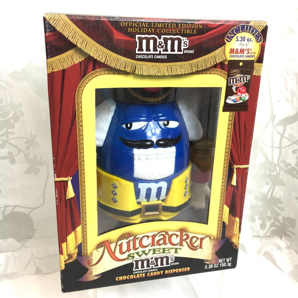 M & M Nutcracker  Candy Dispenser 2014 NIP